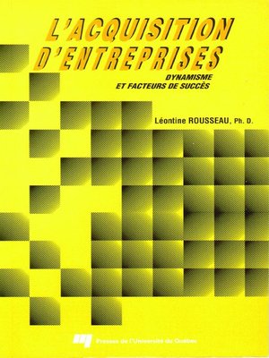 cover image of L' acquisition d'entreprises